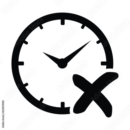 Clock Cancel Icon
