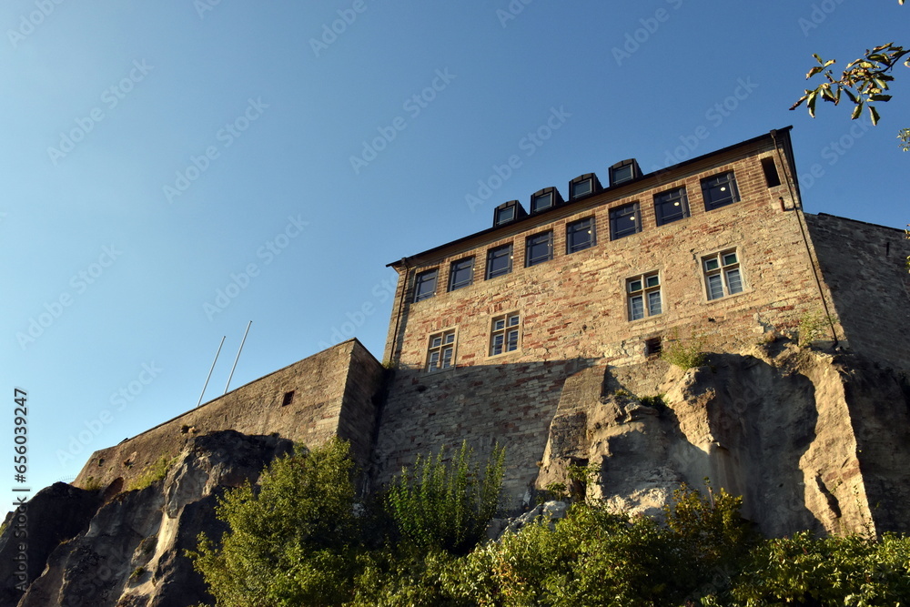 Fototapeta premium Schloss Waldeck über dem Edersee