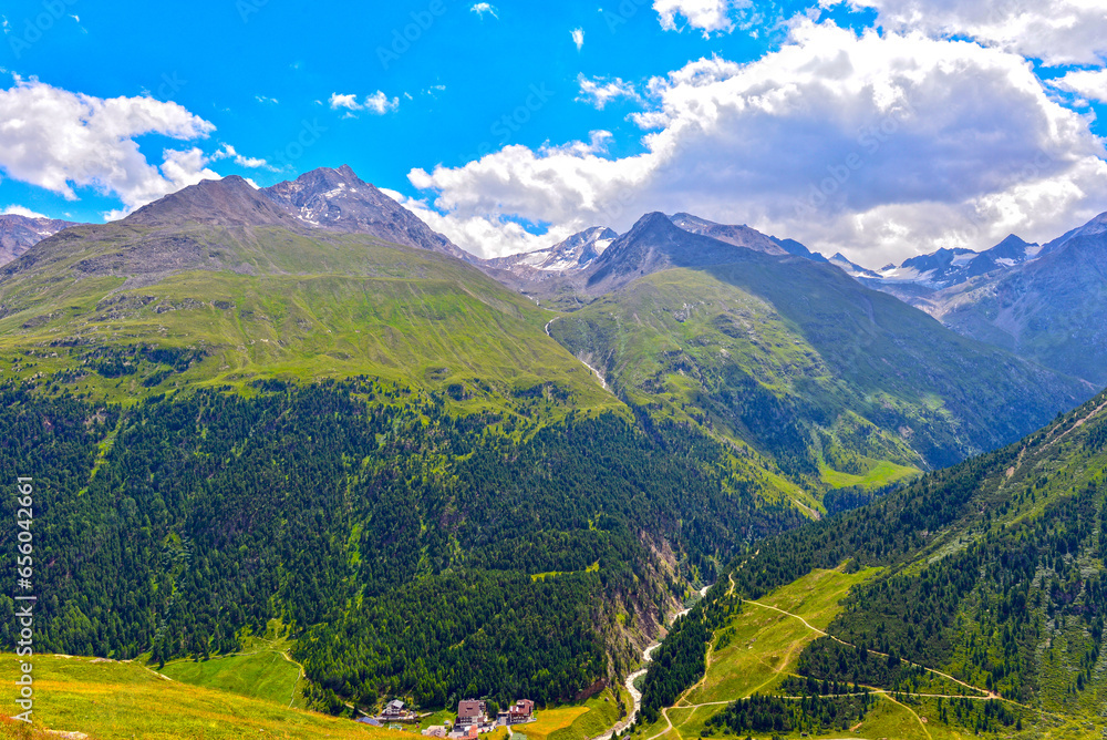 Die Ötztaler Alpen in Tirol, Österreich Die Ötztaler Alpen in Tirol, Österreich