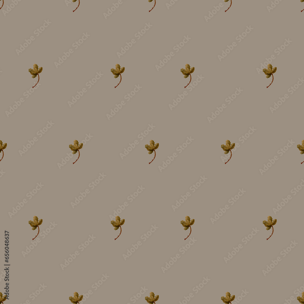 Hand drawn abstract leaves set on gray background. Design for pattern, wrapping paper, posters, invitation, greeting card Hand drawn abstract leaves set on gray background. Design for pattern, wrapping paper, posters, invitation, greeting card