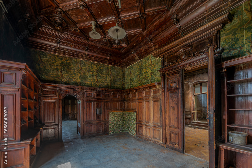 Haunted Abandoned Baroque-Classical Palace: A Spine-Tingling Tale of Eerie Elegance and Ghostly Grandeur Haunted Abandoned Baroque-Classical Palace: A Spine-Tingling Tale of Eerie Elegance and Ghostly Grandeur