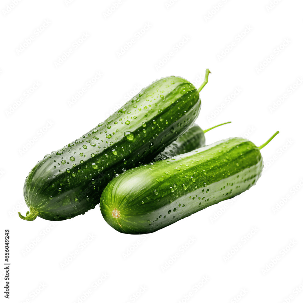 Fresh Cucumbers Isolated on White Background
Fresh Cucumbers Isolated on White Background
