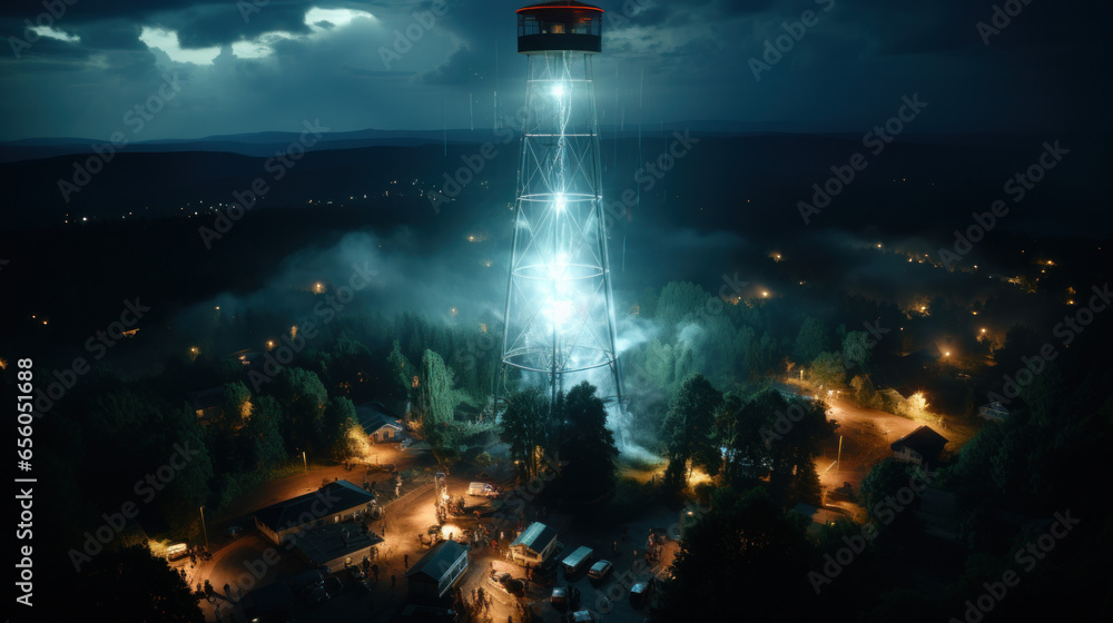 Tesla Wardenclyffe Wireless Transmission Tower