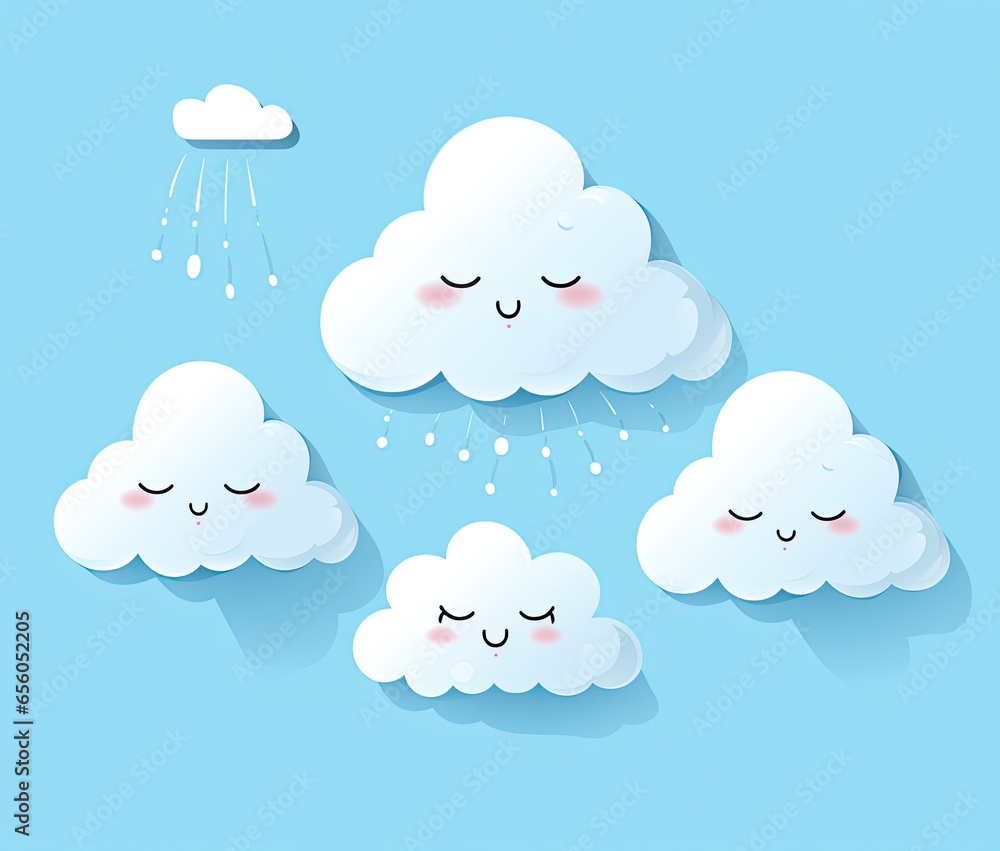 Cloud vector illustration