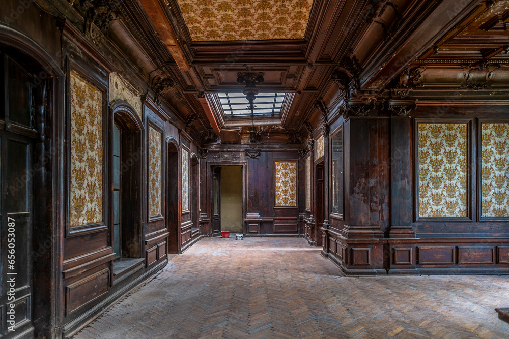 Haunted Abandoned Baroque-Classical Palace: A Spine-Tingling Tale of Eerie Elegance and Ghostly Grandeur Haunted Abandoned Baroque-Classical Palace: A Spine-Tingling Tale of Eerie Elegance and Ghostly Grandeur
