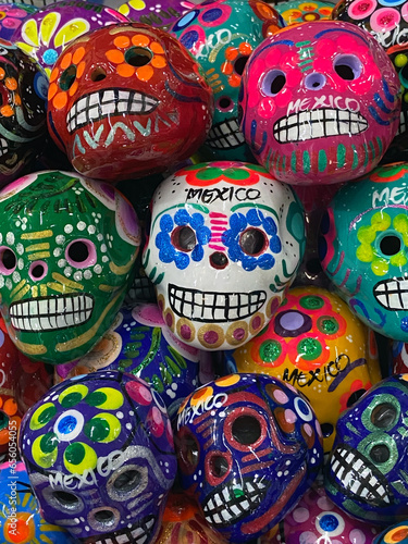 Calavera artesanal mexicana