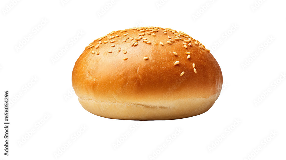 Fresh baked wheat bun isolated on a transparent or white background Fresh baked wheat bun isolated on a transparent or white background