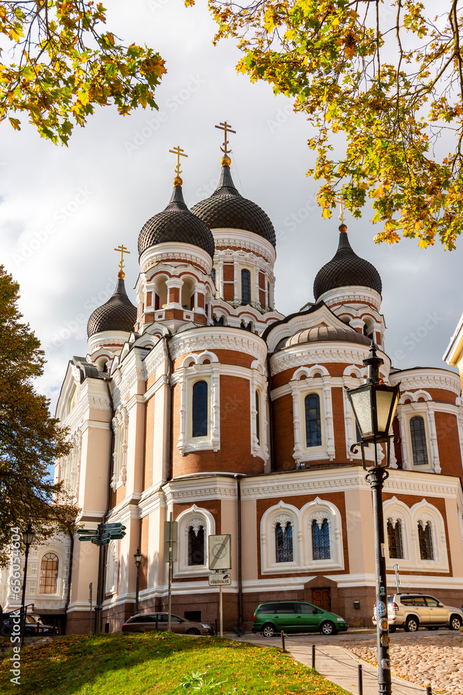 Alexander Nevsky cathedral on Toompea hill in Tallinn, Estonia