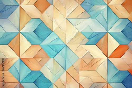 Analyzing the Intricate Interlocking Shapes  Exploring Abstract Background Designs in a Digitally Rendered Escher-Like Tessellation  generative AI