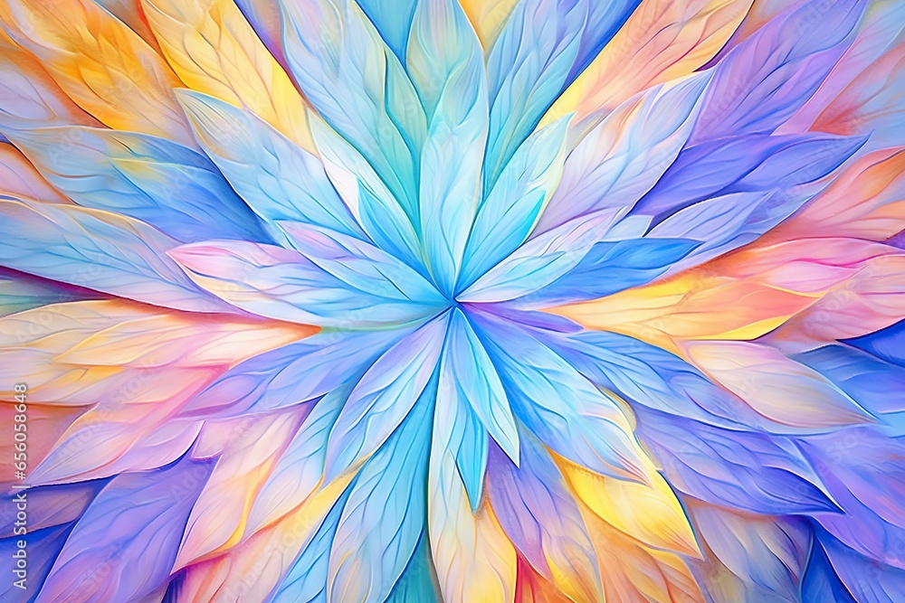 Vibrant Kaleidoscope: Exploring an Abstract Multicolor Background through Digital Art, generative AI