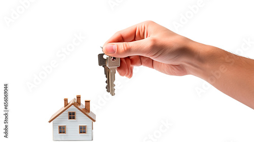 hand with keys