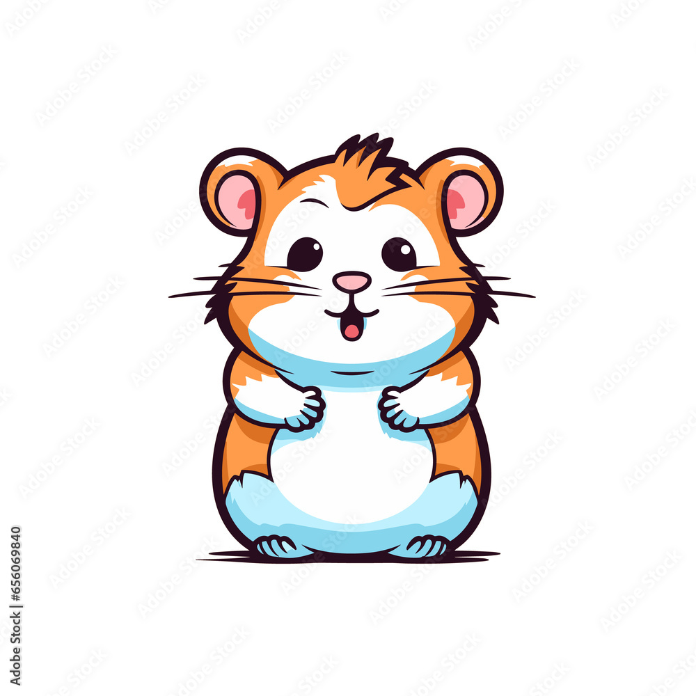 Hamster holding the cheek cartoon , Illustration, Cartoon PNG Hamster holding the cheek cartoon , Illustration, Cartoon PNG