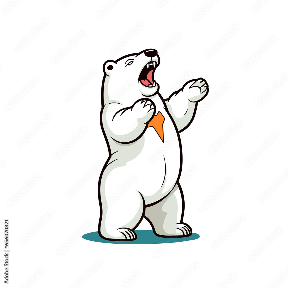 Polar bear dabbing cartoon , Illustration, Cartoon PNG Stock ...