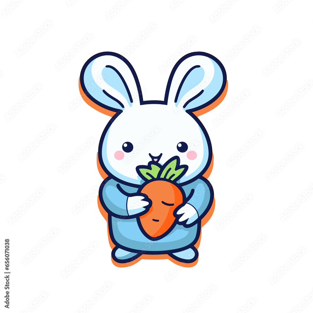 Rabbit hug carrot cartoon , Illustration, Cartoon PNG Rabbit hug carrot cartoon , Illustration, Cartoon PNG