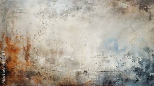 Grunge texture on white paper Background