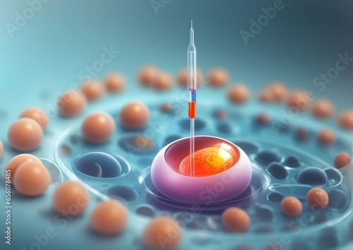 IVF In vitro fertilisation Fertilized egg cell photo