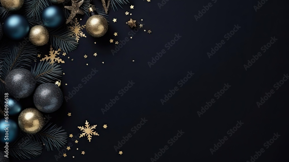 christmas background with decorations christmas background with decorations
