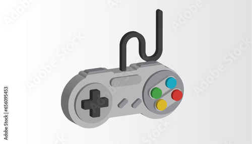 console game control vetor 