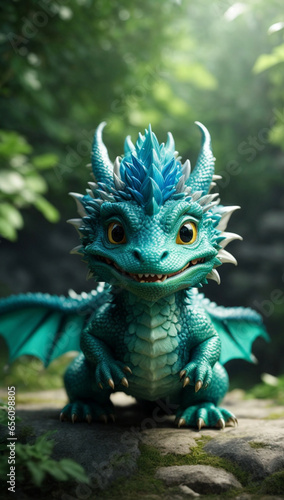 Happy Little Green Dragon