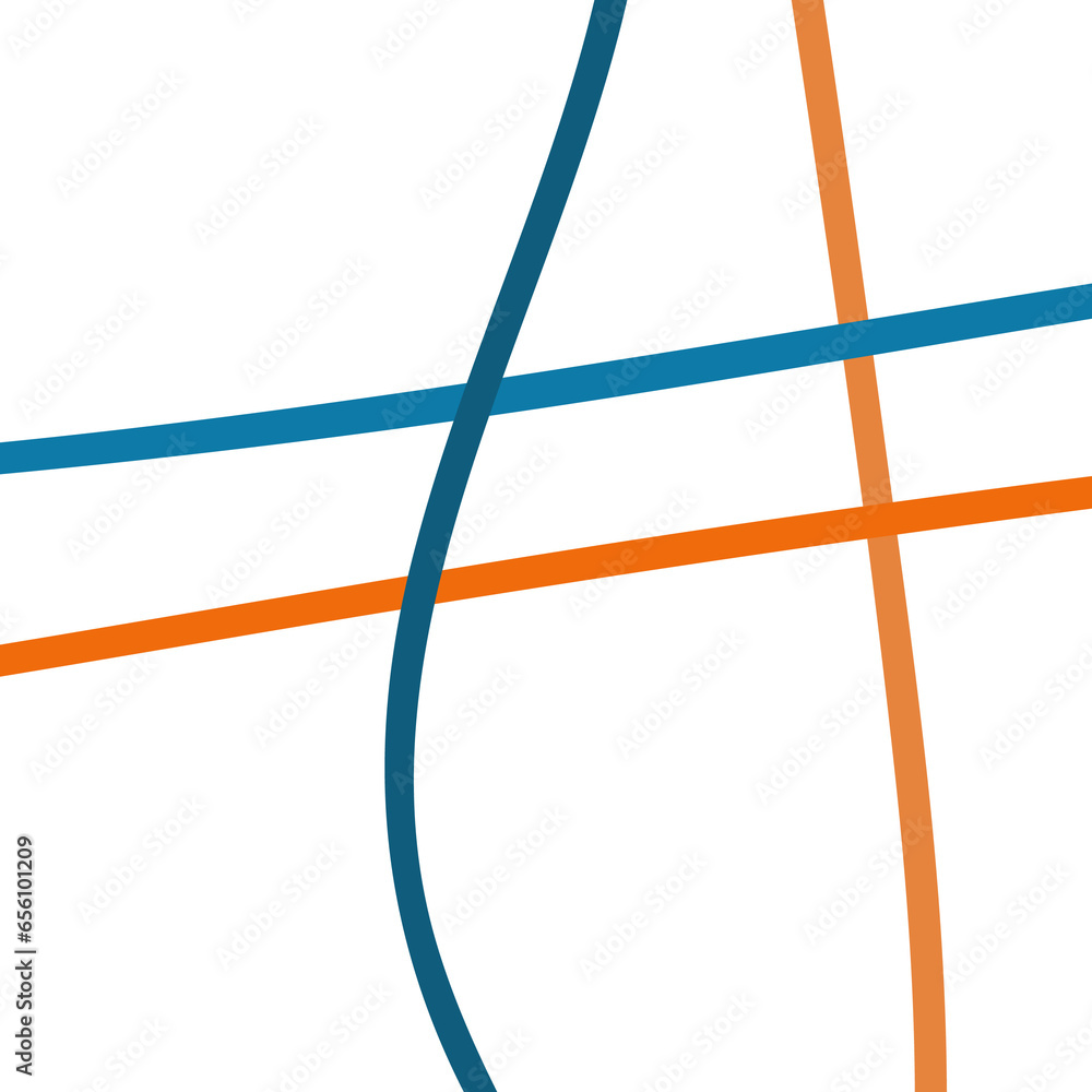 Blue teal orange lines graphic background 