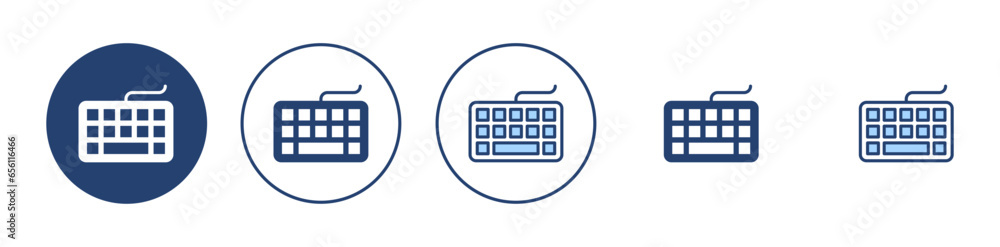 Keyboard icon vector. keyboard sign and symbol Stock Vector | Adobe Stock