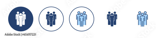 people icon vector. person sign and symbol. User Icon vector