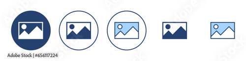 Picture icon vector. photo gallery sign and symbol. image icon