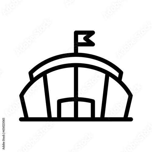 Sports Hall Icon for Football Match