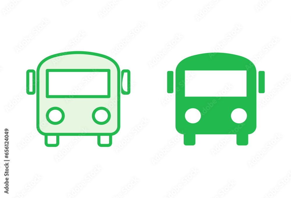 Bus icon set. bus vector icon Bus icon set. bus vector icon