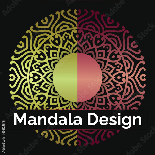 Luxury mandala background with golden arabesque pattern Arabic Islamic style. Decorative mandala for print, poster, cover, brochure, flyer, banner