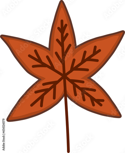 Dry Autumn Leaves Vector photo