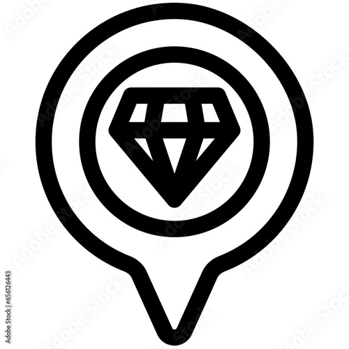 diamond location icon