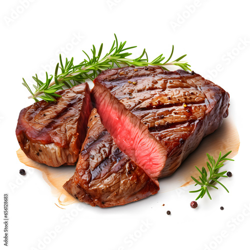 raw beef steak