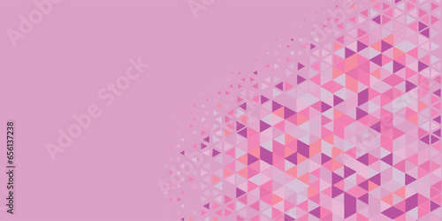  Abstract Triangle colorful background or wallpaper with polygons, triangles or concave geometrical shapes with Copy space soft color