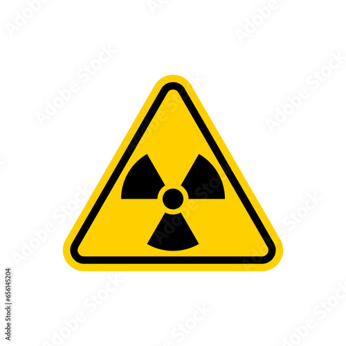 Radiation hazard sign