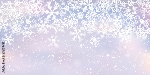 クリスマス　雪　風景　冬　背景