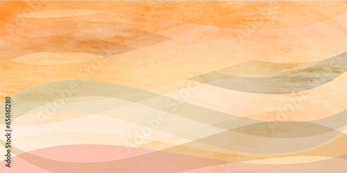 波　和柄　秋　模様　背景