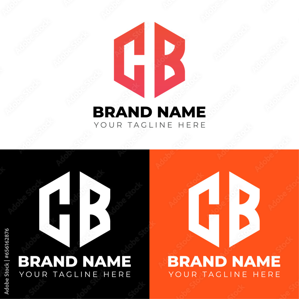 C B letter polygon logo vector, Two letters C B logo design , Double letters polygon letter mark logo, Vector logo design C B letter polygon logo vector, Two letters C B logo design , Double letters polygon letter mark logo, Vector logo design