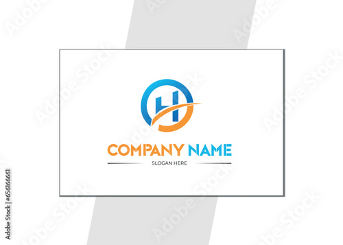 Consultancy Logo H Letter. 