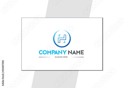 Consultancy Logo H Letter. 