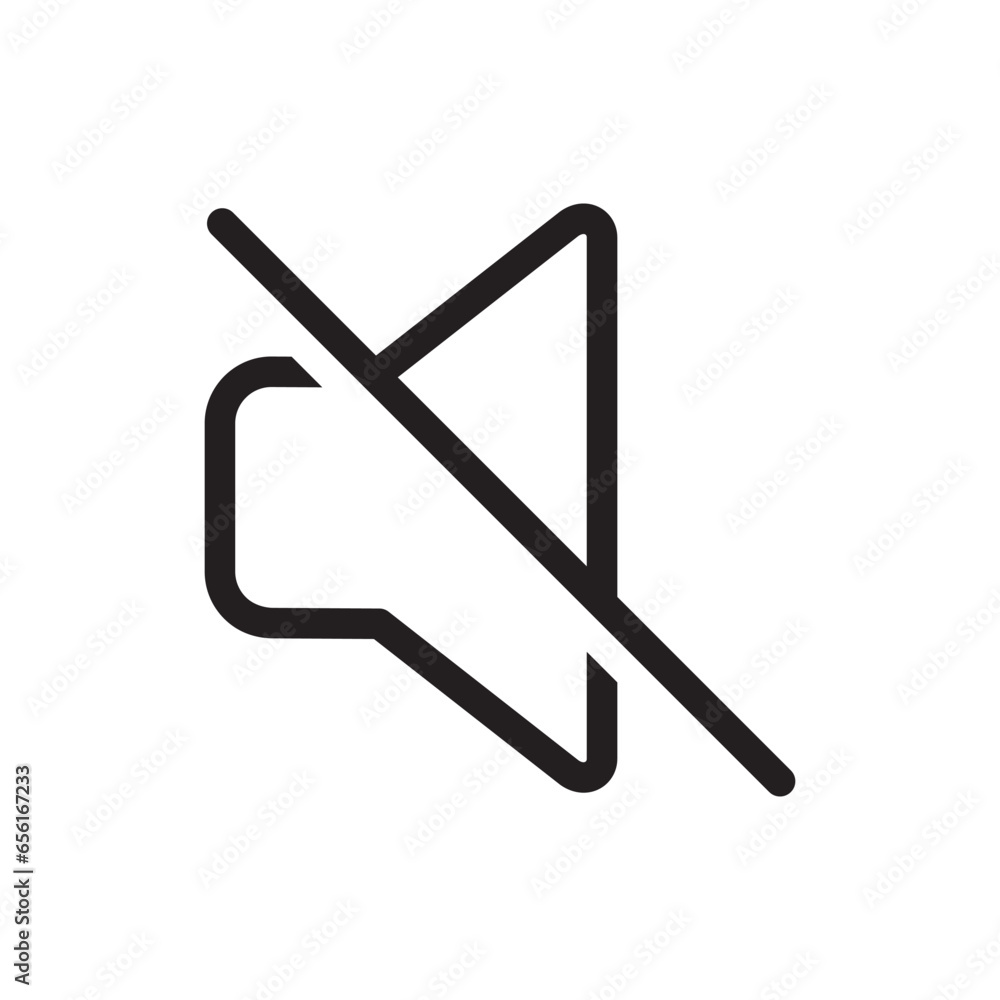 silent speaker icon vector volume symbol design illustration silent speaker icon vector volume symbol design illustration