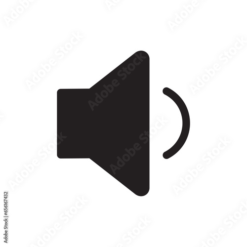speaker icon vector volume symbol design illustration
