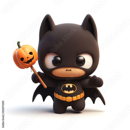 3D halloween cute cat character toy