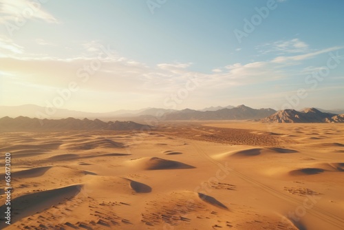 A dry arid desert