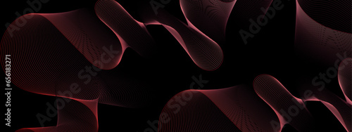 gradient red with dark pattern wavy line black background