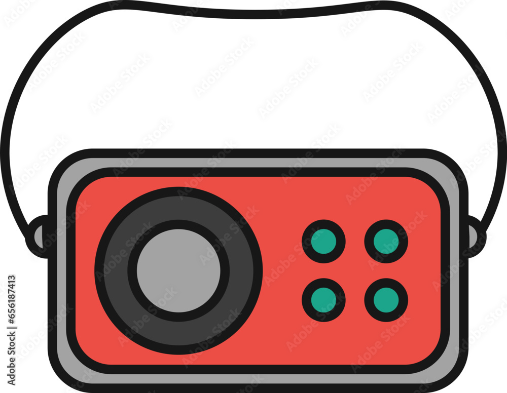 Obraz premium Radio audio music