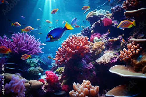 coral reef and fish © mical