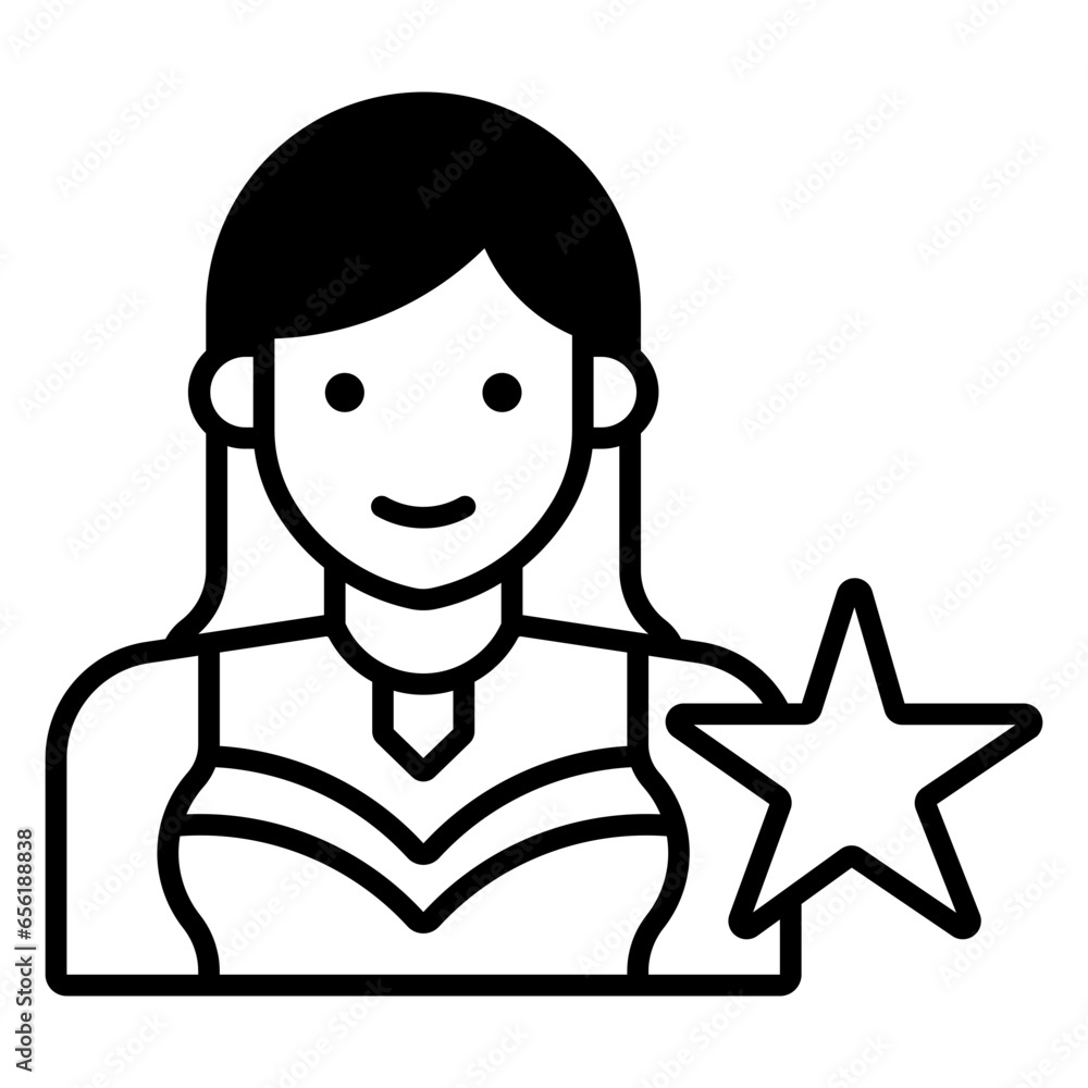 Obraz premium Actress