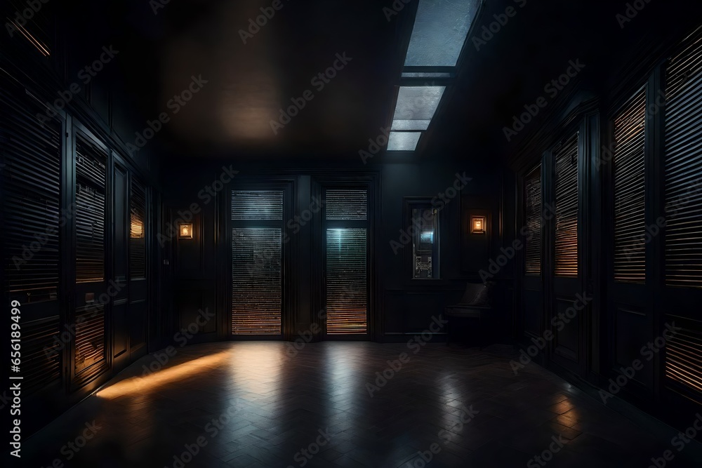 A command that generates ideas for lighting up a dark home corridor.