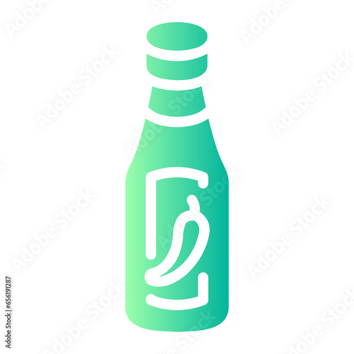 sauces Line Gradient Icon